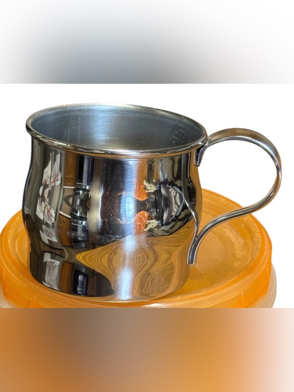 Vintage Community Stainless Paul Revere Child Cup Mug Handle Oneida